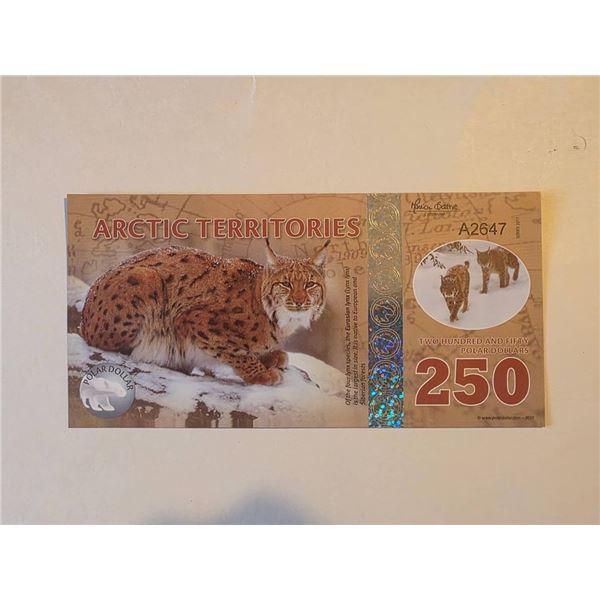 ARCTIC TERRITORIES 250 POLAR DOLLARS POLYMER
