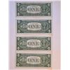 Image 2 : FOUR 1957-A $1 SILVER CERTIFICATES