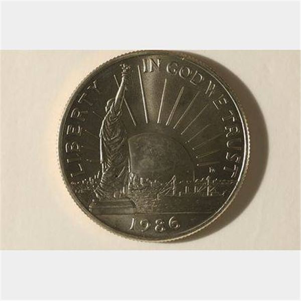 1986-D UNC STATUE OF LIBERTY COMMEMORATIVE HALF