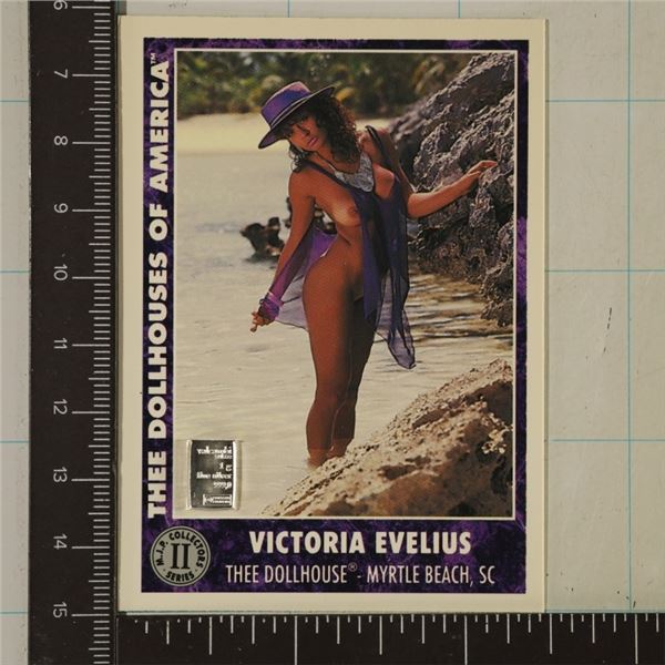 THEE DOLLHOUSES OF AMERICA CARD & 1 GRAM VALCAMBI