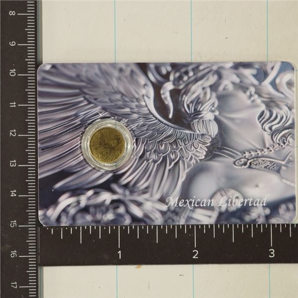 2026 NIUE .9999 GOLD 50 CENT UNC 12MM MEXICAN