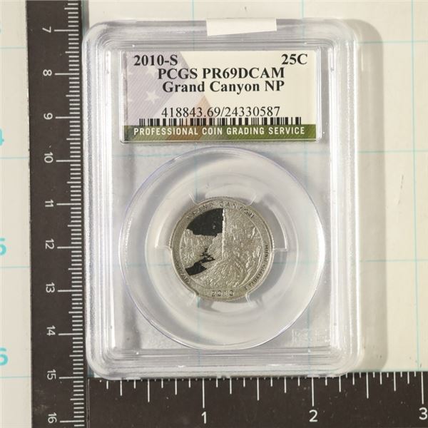 2010-S GRAND CANYON NP QUARTER PCGS PR69