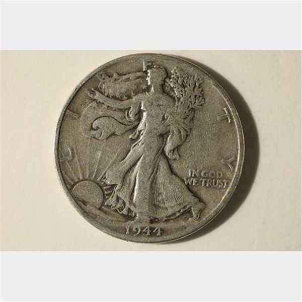 1944-D WALKING LIBERTY SILVER HALF DOLLAR