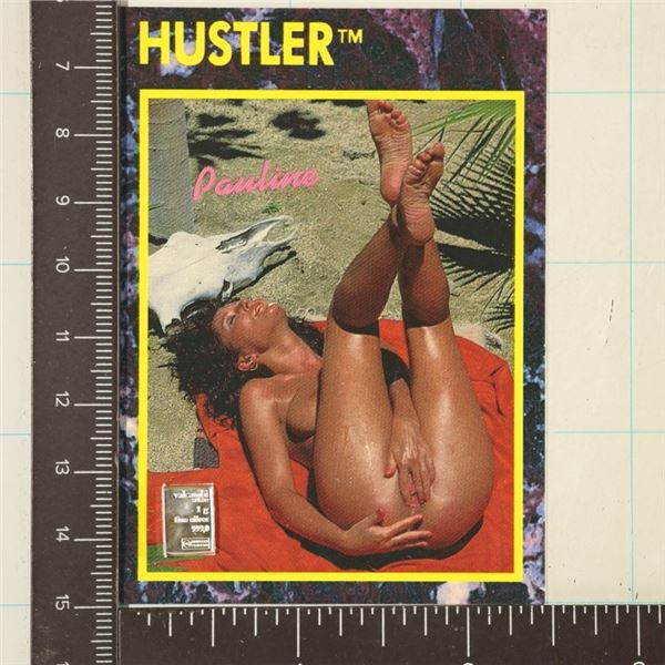 HUSTLER CARD WITH 1 GRAM .999 SILVER VALCAMBI