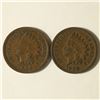 Image 3 : FIVE INDIAN HEAD CENTS 1890-1894
