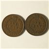 Image 4 : FIVE INDIAN HEAD CENTS 1890-1894