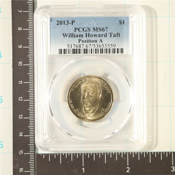 2013-P PRESIDENTIAL DOLLAR PCGS MS67