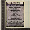 Image 2 : THEE DOLLHOUSES OF AMERICA CARD & 1 GRAM VALCAMBI
