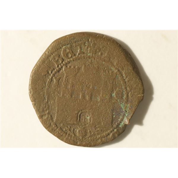 1474-1504 SPANISH 4 MARAVEDIS BRONZE MINTED