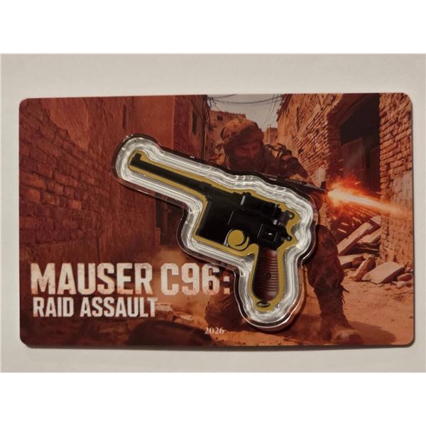 2026 MAUSER C96: RAID ASSAULT .9999 GOLD LIBERIA