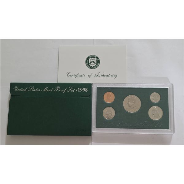 1998 UNITED STATES MINT PROOF SET