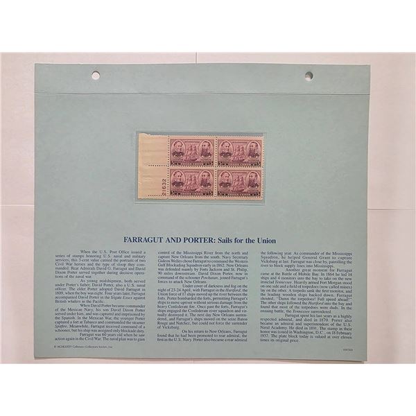 US MINT COMMEMORATIVE UNCANCELLED STAMP PANELS