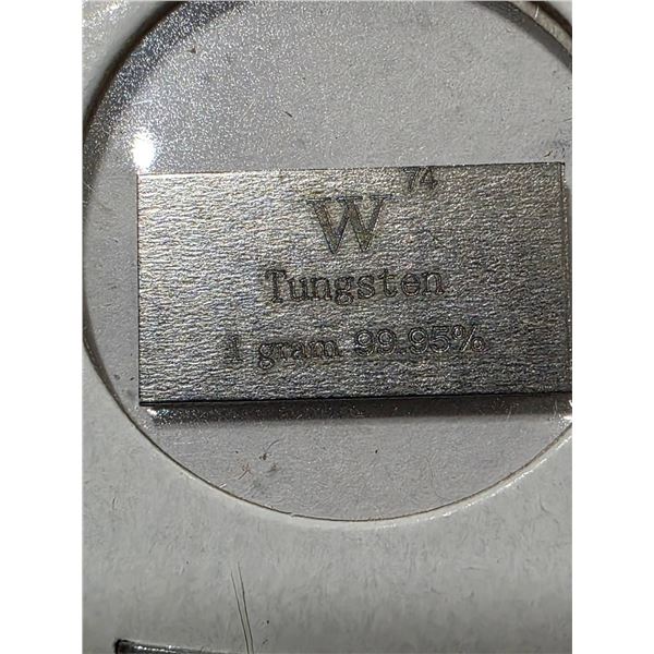 1 GRAM TUNGSTEN BAR 99.95% PURE