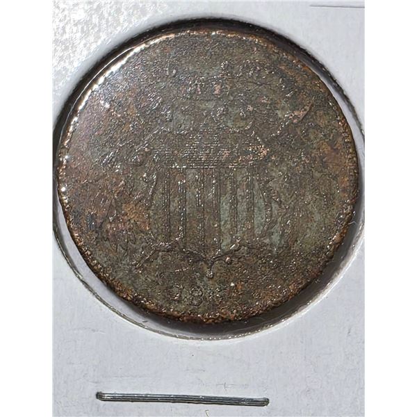 1864 US TWO CENT PIECE COPPER COIN