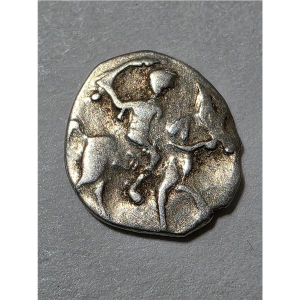 OLD RUSSIAN SILVER WIRE KOPEK COIN
