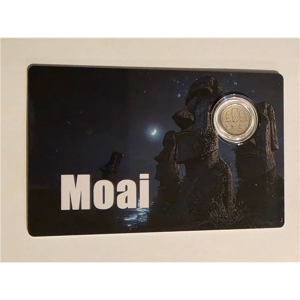 2026 LIBERIA .999 PLATINUM $12 COIN "MOAI" 10MM