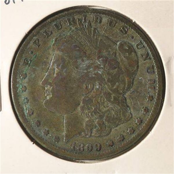 1899-O MORGAN SILVER DOLLAR COIN TONED