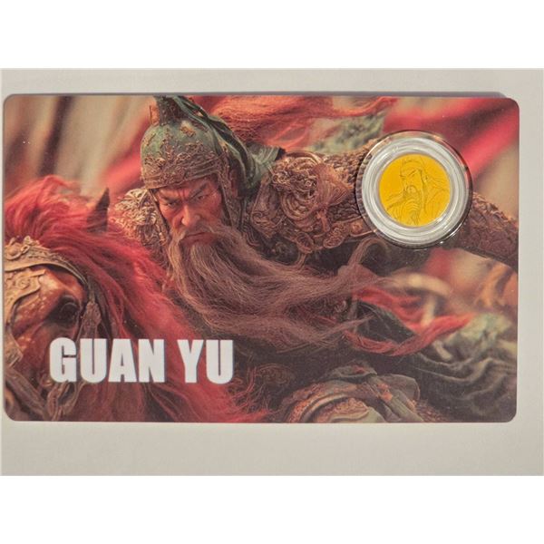 2026 "GUAN YU" .9999 GOLD $12 COIN REPUBLIC OF