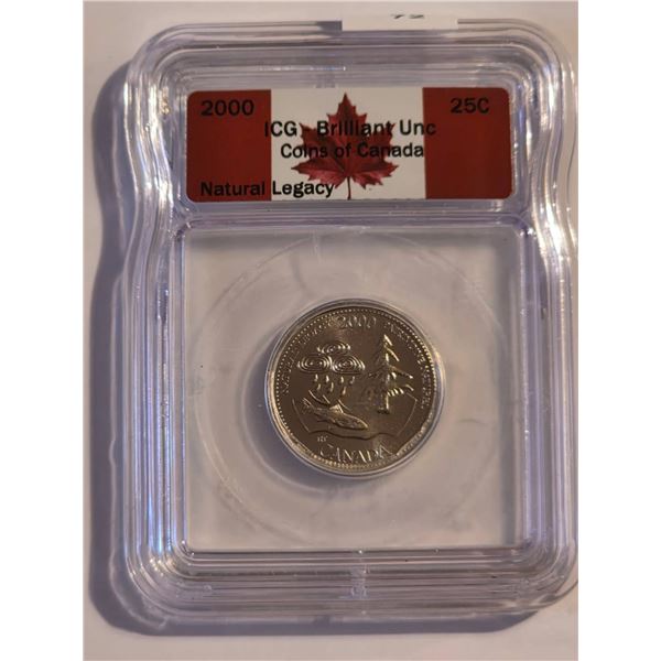 2000 CANADA 25C NATURAL LEGACY ICG BU