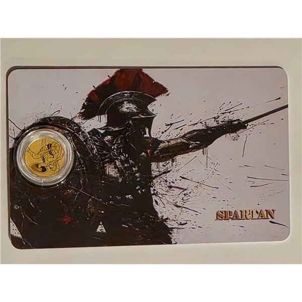 2026 "SPARTAN" .9999 GOLD $12 COIN REPUBLIC OF
