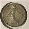 Image 2 : 1901 FRANCE SILVER 2 FRANCS COIN .2685 OZ ASW