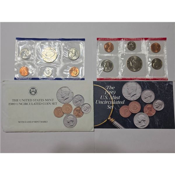 1989 US MINT UNCIRCULATED COIN SET