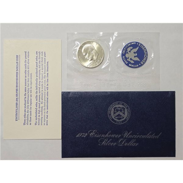 1972-S EISENHOWER SILVER UNCIRCULATED DOLLAR