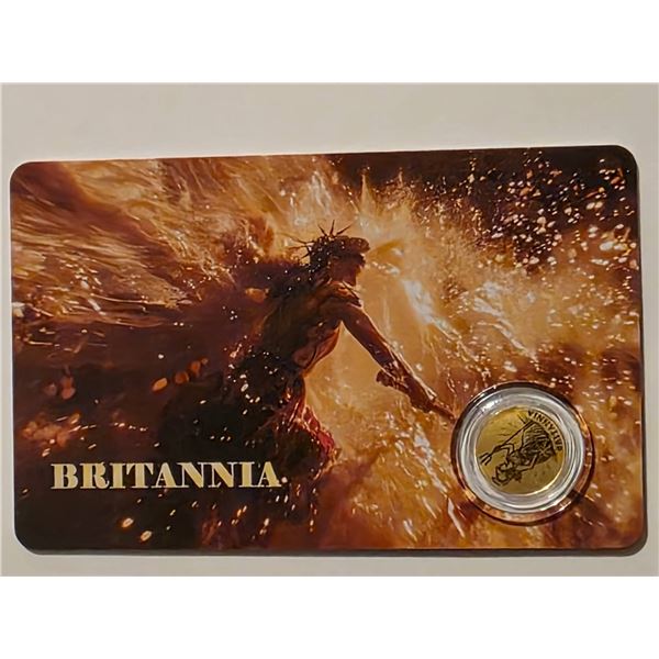 2026 "BRITANNIA" .9999 FINE GOLD NIUE 50 CENTS