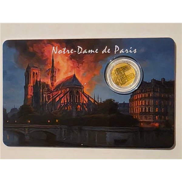 2026 LIBERIA .9999 GOLD "NOTRE-DAME DE PARIS"
