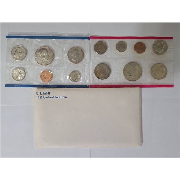 1981-P/D/S U.S. MINT UNCIRCULATED COIN SET
