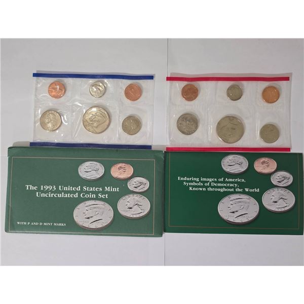 1993 US MINT UNCIRCULATED COIN SET