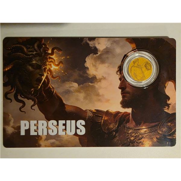 2026 "PERSEUS" .9999 FINE GOLD LIBERIA $12 COIN