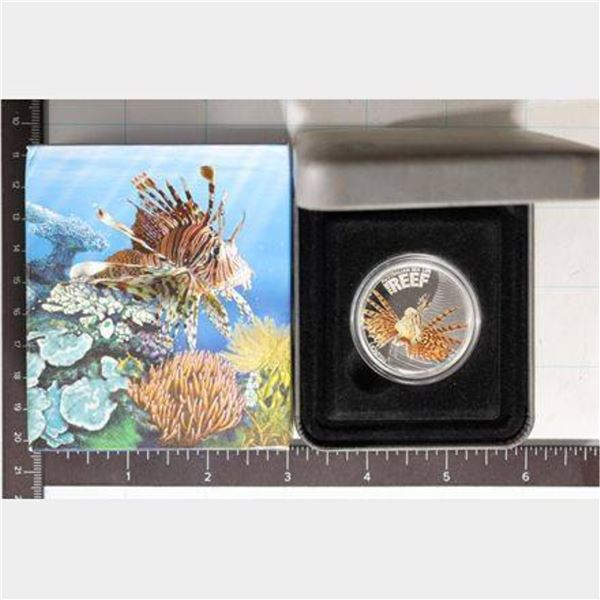 KEY 2009 AUSTRALIA SILVER LION FISH 1/2 OZ. SILVER