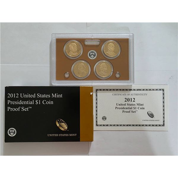 2012 UNITED STATES MINT PRESIDENTIAL $1 COIN PF