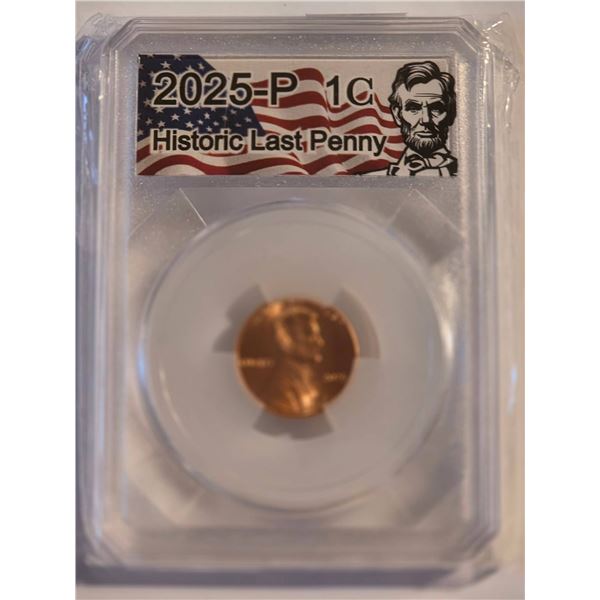 2025-P LINCOLN HISTORIC LAST PENNY