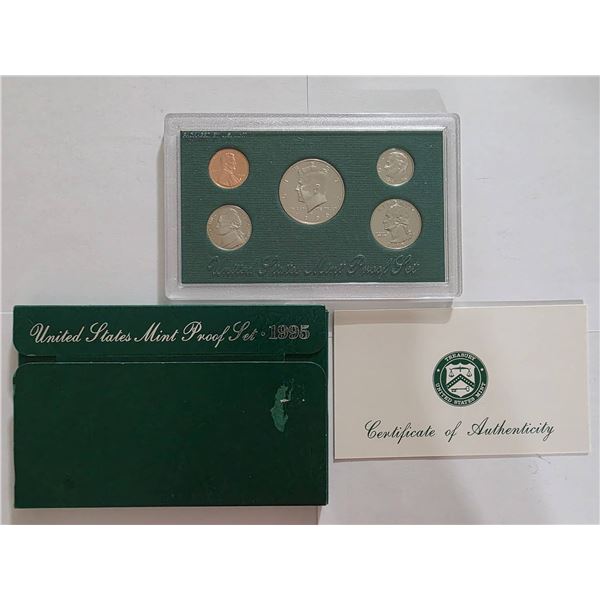 1995 UNITED STATES PROOF SET IN BOX