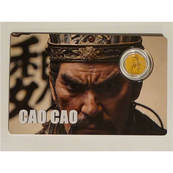 2026 "CAO CAO" .9999 GOLD $12 COIN FROM LIBERIA