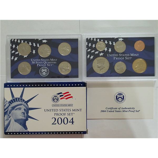 2004 UNITED STATES MINT PROOF COIN SET