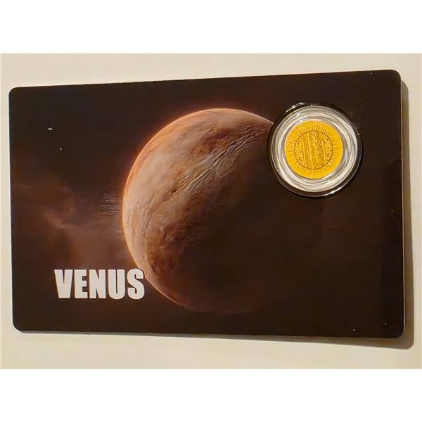2026 "VENUS" .9999 GOLD LIBERIA $12 COIN, UNC
