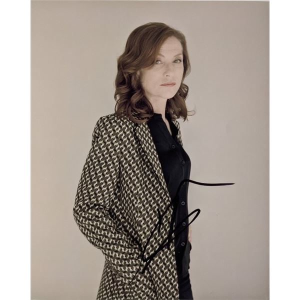 Elle Isabelle Huppert signed photo