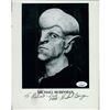 Image 1 : The Hills Have Eyes Michael Berryman Signed 8x10 Cardstock Promo Photo JSA Authentic Scratches