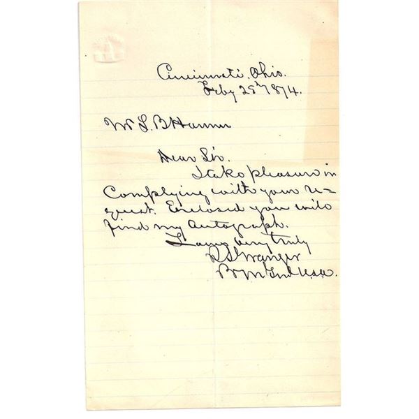Union General Robert Seaman Granger Signed Civil War Letter