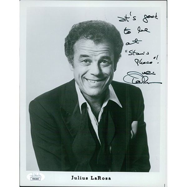 The Arthur Godfrey Show Julius LaRosa Signed Photo JSA
