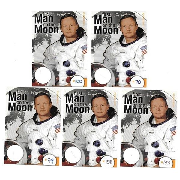 Astronaut Neil Armstrong signed space card