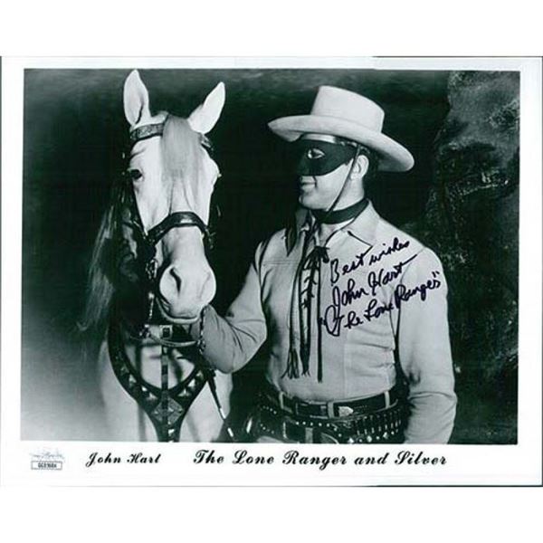 The Lone Ranger John Hart  Signed Photo JSA
