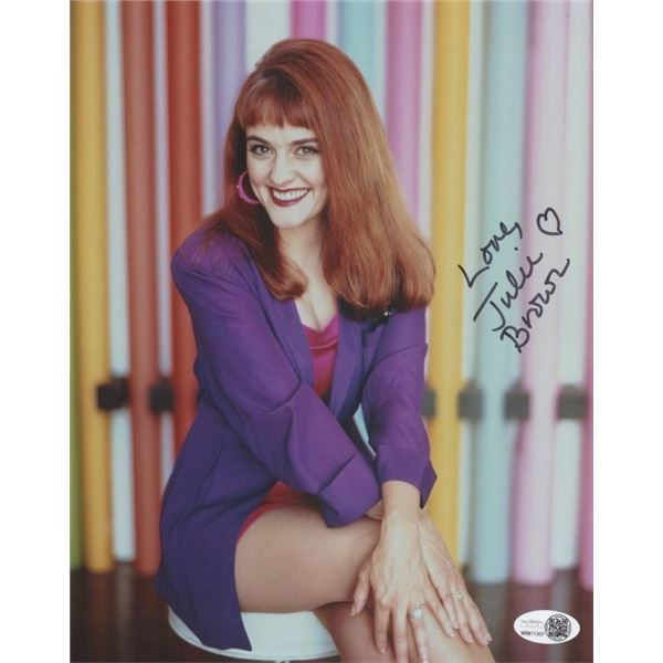 Earth Girls Are Easy Julie Brown Signed Photo