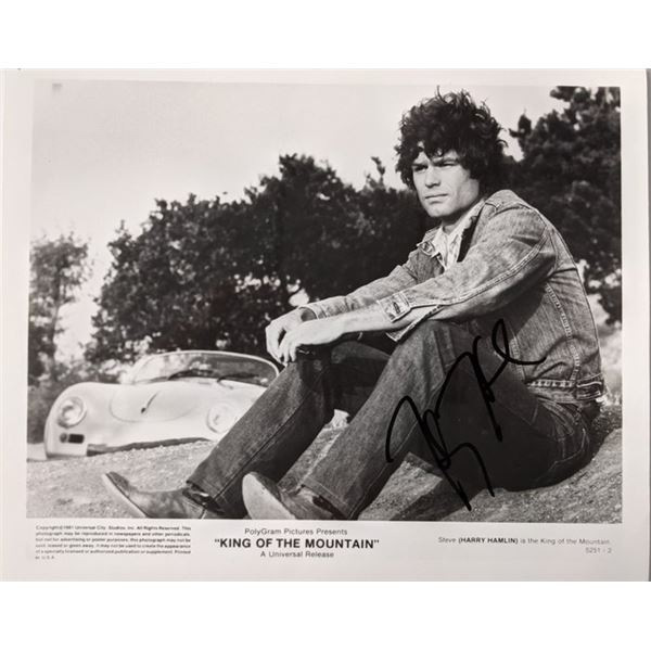 King of the Mountain Harry Hamlin signed movie photo