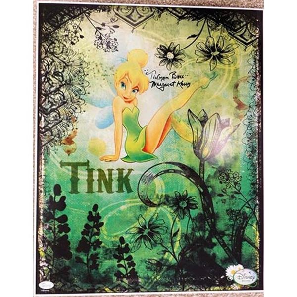 Disney Tinker Bell Margaret Kerry Signed 16x20 Matte Photo JSA Authenticated