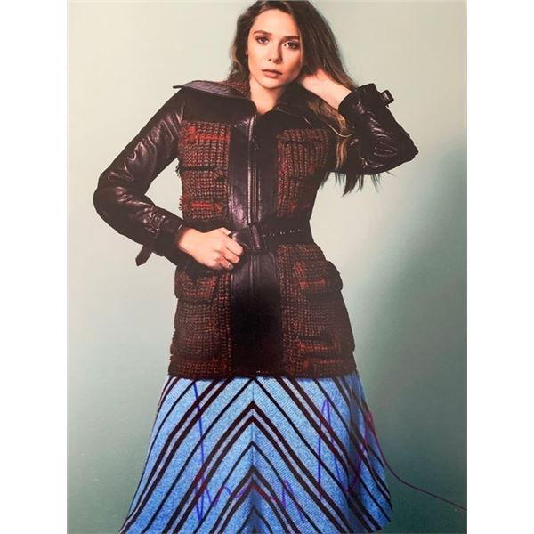 Scarlet Witch Elizabeth Olsen signed photo