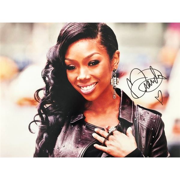 Musician Brandy signed photo